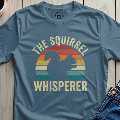The Squirrel Whisperer Retro Design T-shirt