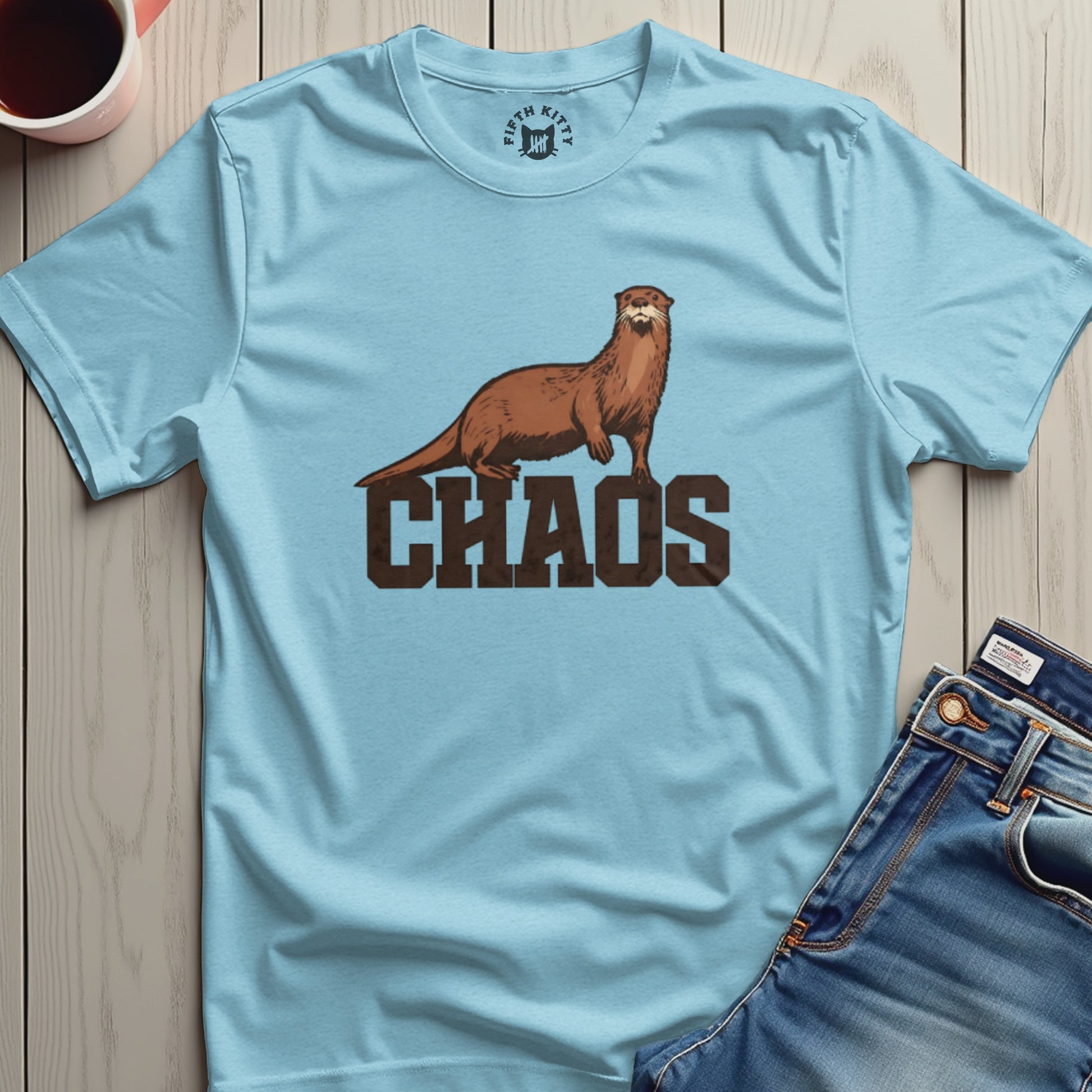 Chaos Otter Graphic Short Sleeve T-Shirt product