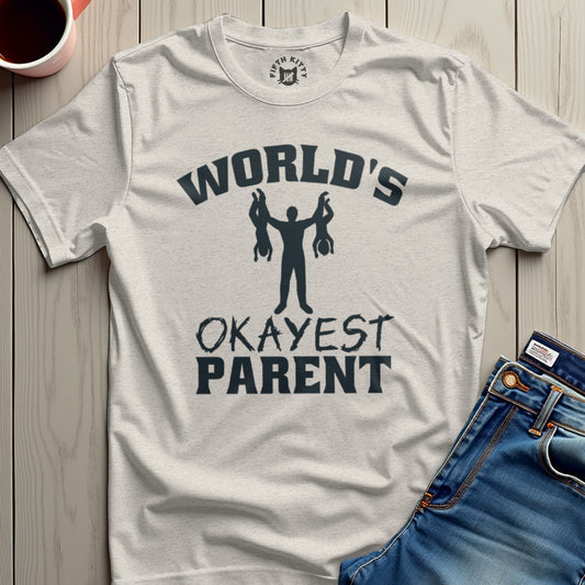 World's Okayest Parent Graphic T-Shirt product type