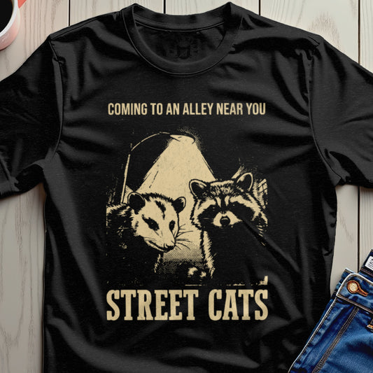 Coming to an Alley Near You Street Cats T-shirt