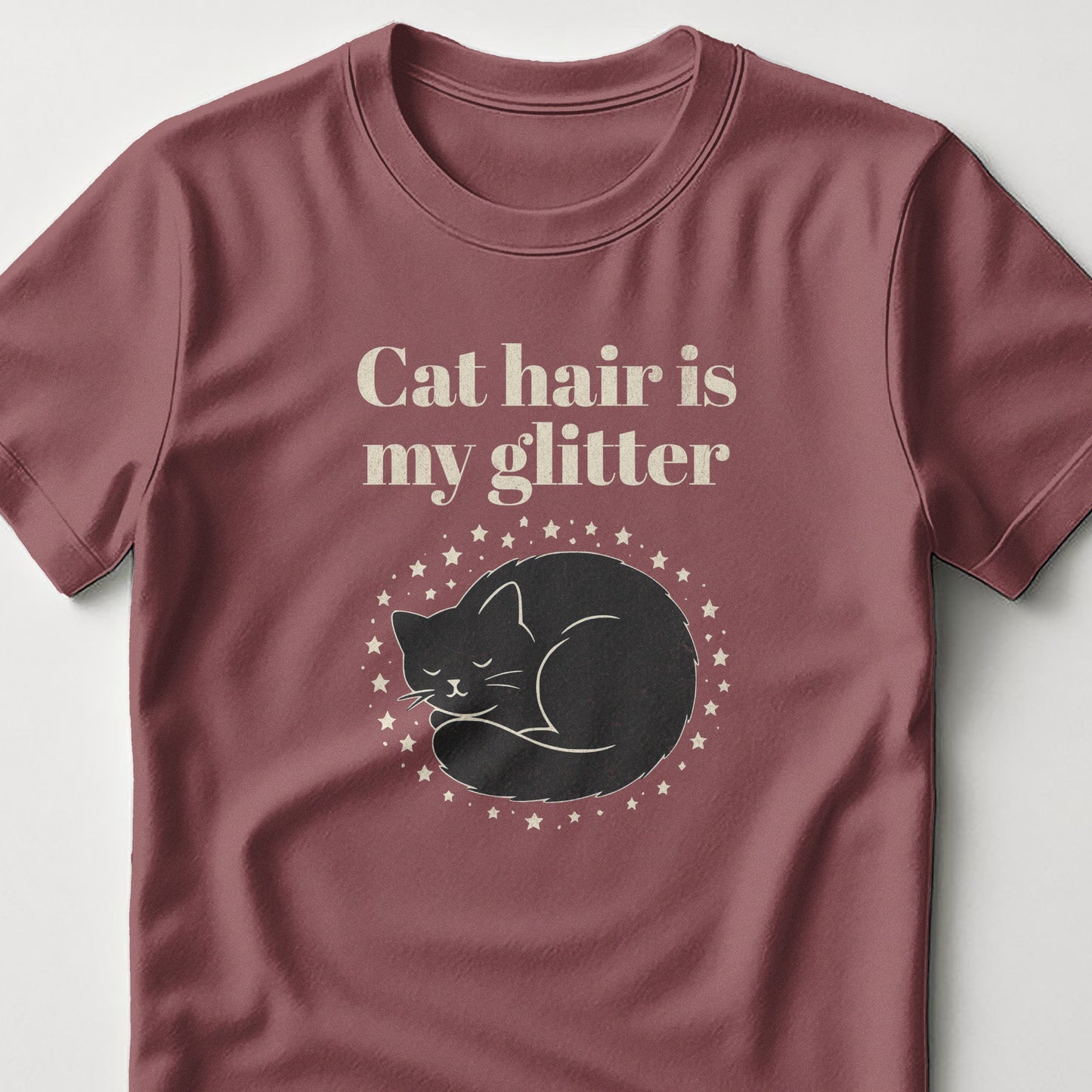 Cat Hair is My Glitter Graphic Tee product