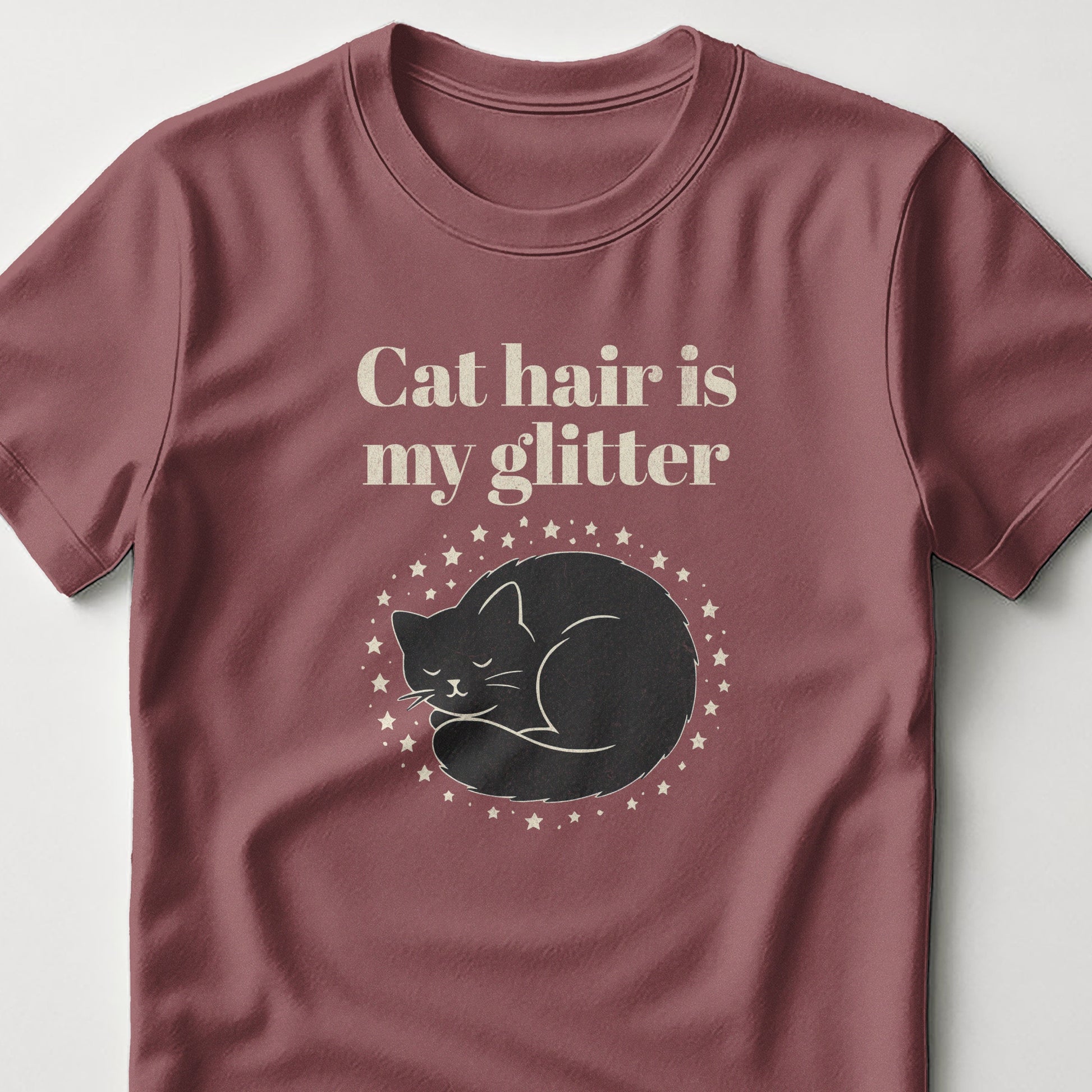 Cat Hair is My Glitter Graphic Tee product