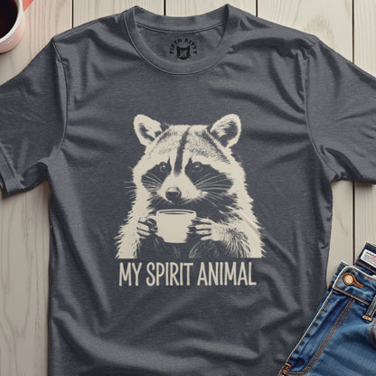 Funny Raccoon My Spirit Animal Graphic Tee