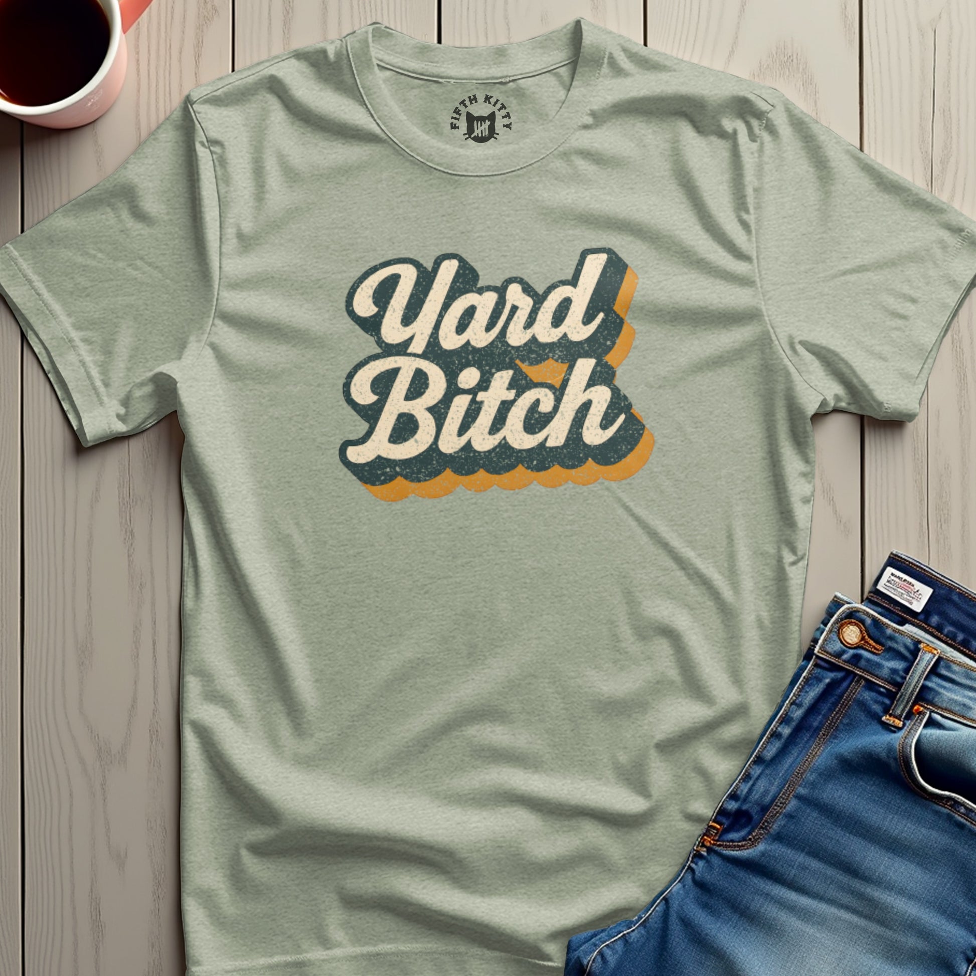 Yard Bitch Bold Graphic Design Tee product