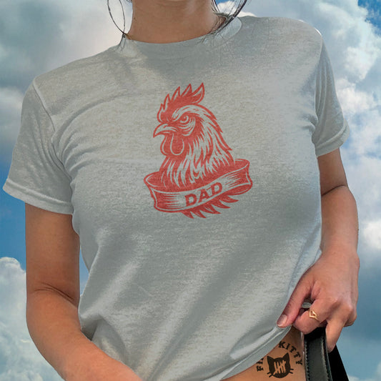 Unique Chicken DAD Design Printed T-shirt product