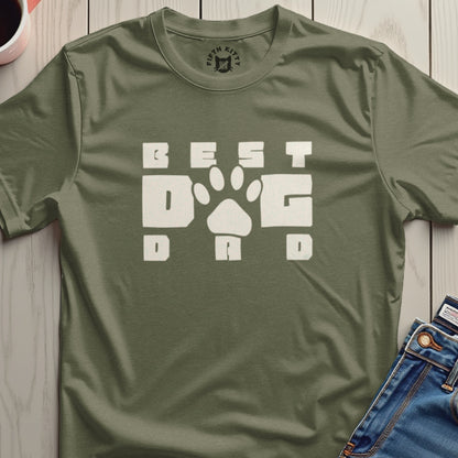 Best Dog Dad Graphic Tee for Pet Lovers