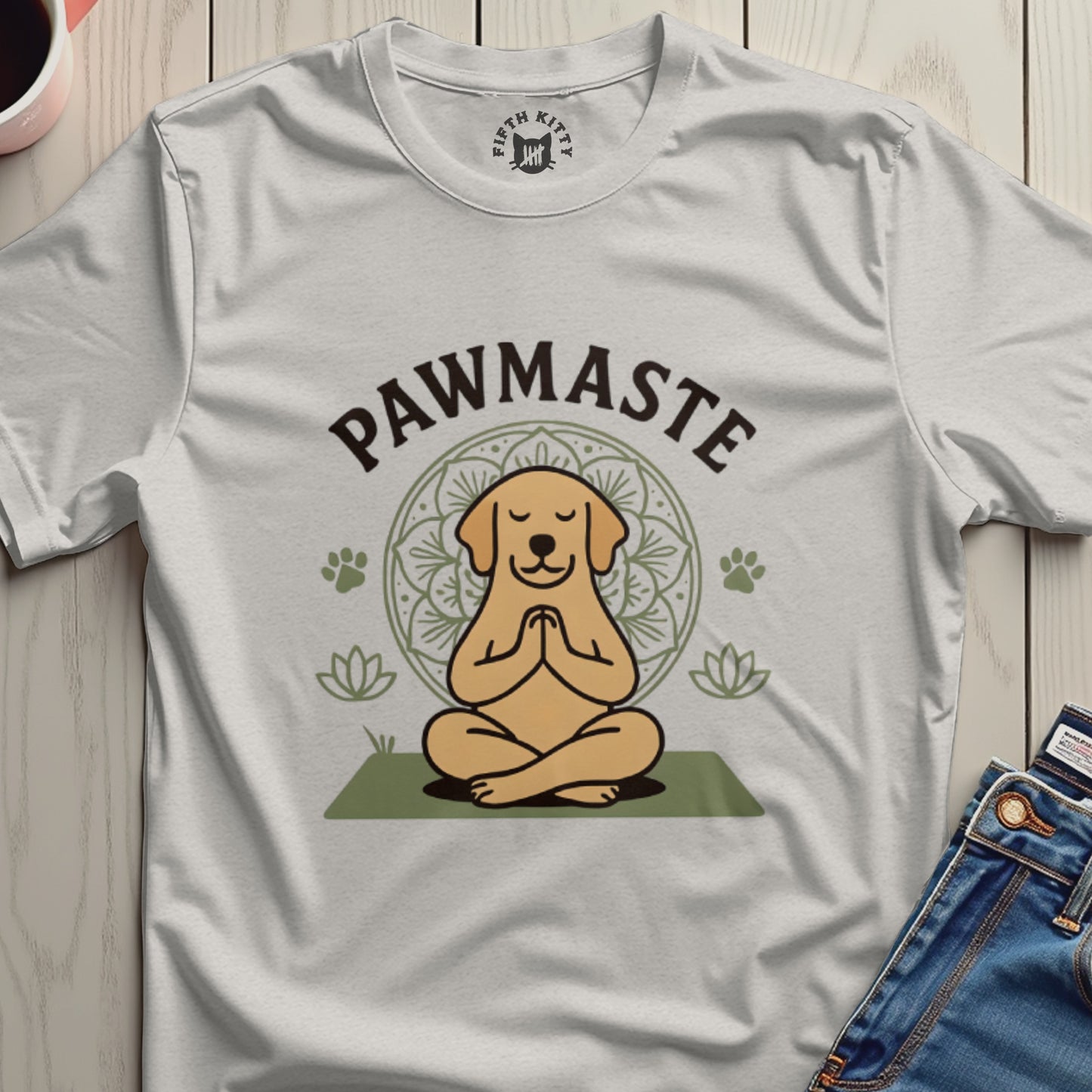 Pawmaste Yoga Dog Meditation T-Shirt