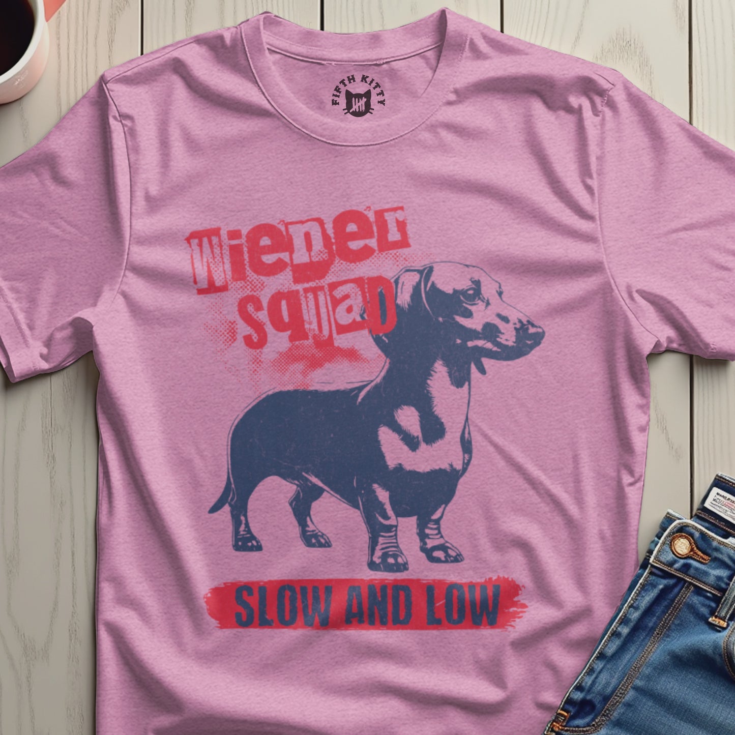 Wiener Squad Slow And Low Graphic T-shirt
