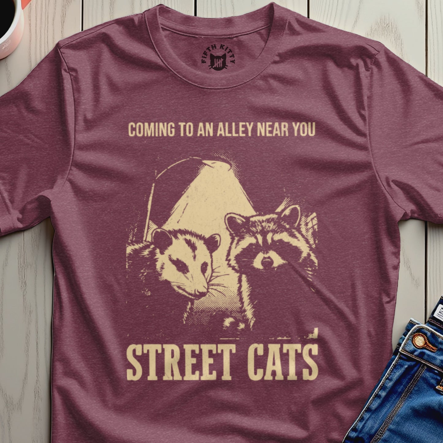 Coming to an Alley Near You Street Cats T-shirt