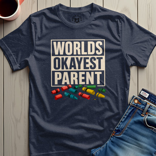 Worlds Okayest Parent Graphic T-Shirt product