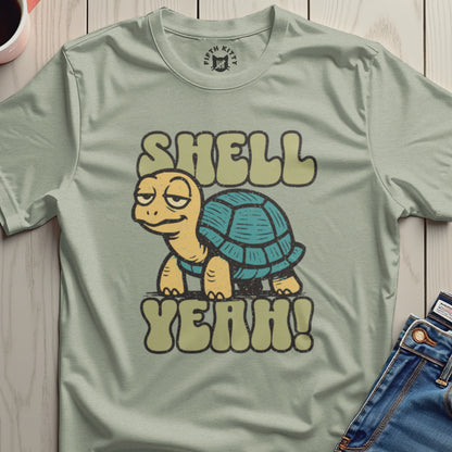 Shell Yeah Turtle Graphic Unisex T-Shirt