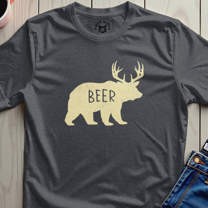 Fifth Kitty Beer Bear Deer Antlers Graphic product type