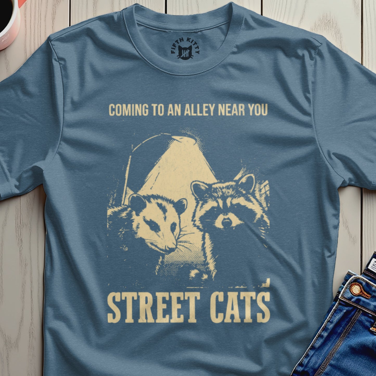 Coming to an Alley Near You Street Cats T-Shirt