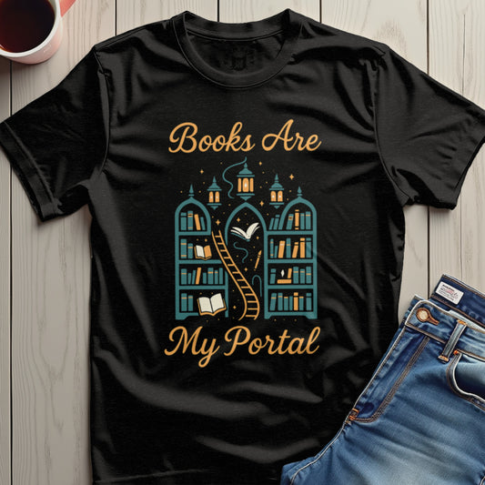 Books Are My Portal Graphic T-Shirt product type