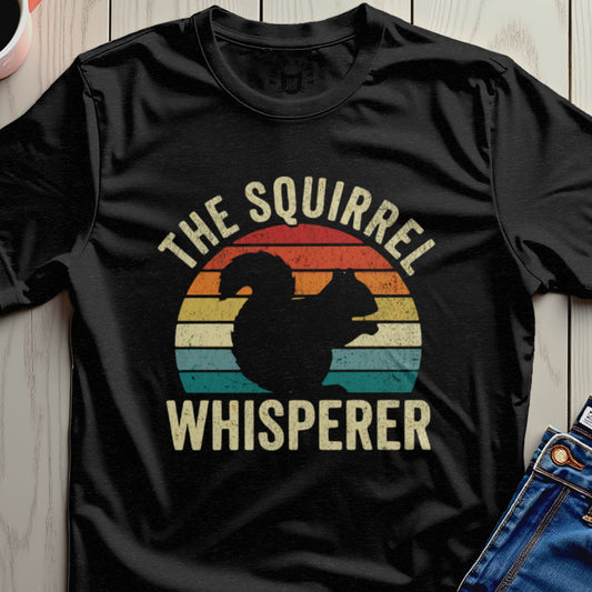 The Squirrel Whisperer Vintage Retro T-Shirt