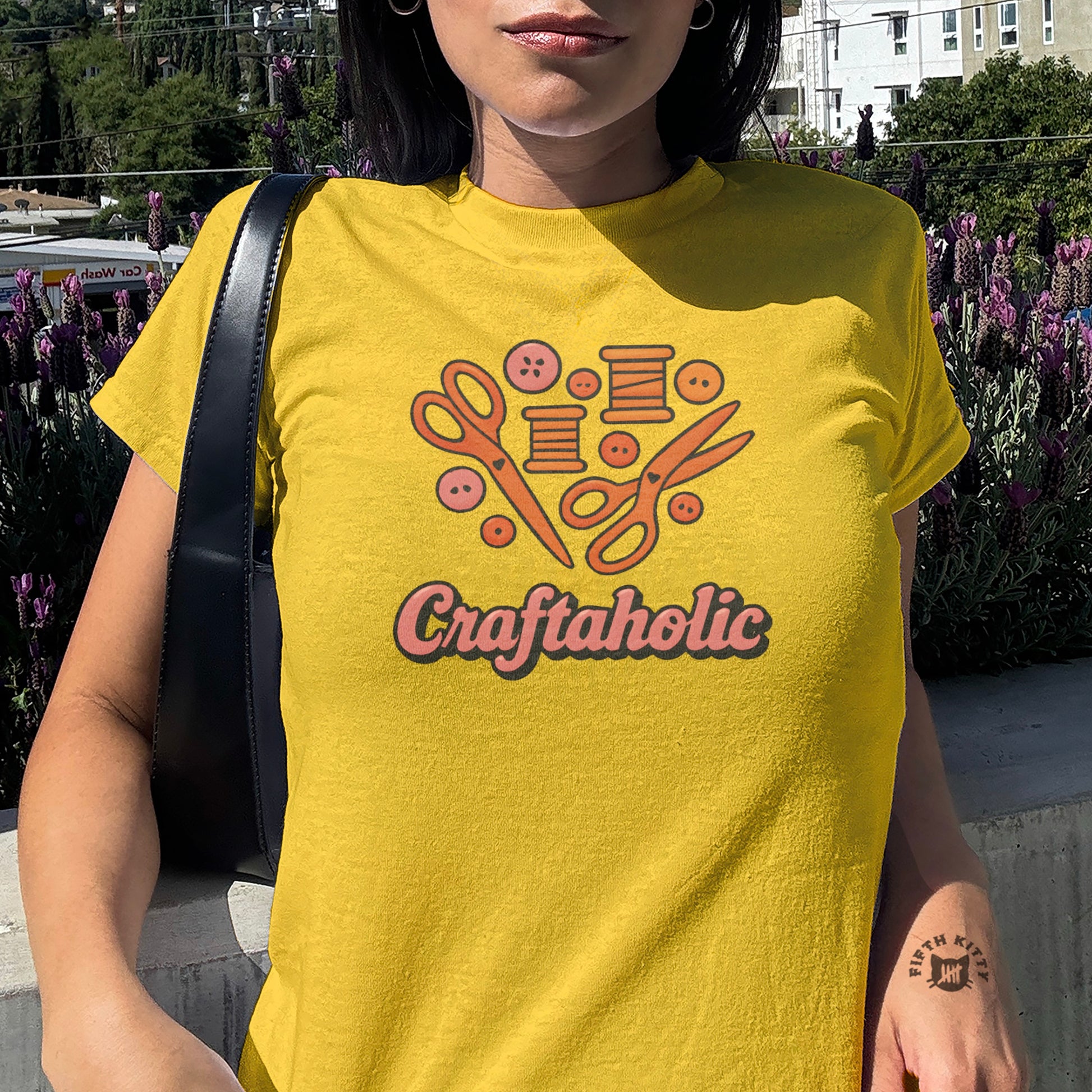 Craftaholic Graphic Tee for Creative Enthusiasts product