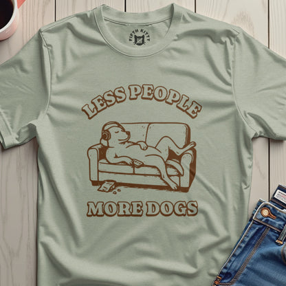 Less People More Dogs Graphic T-Shirt product