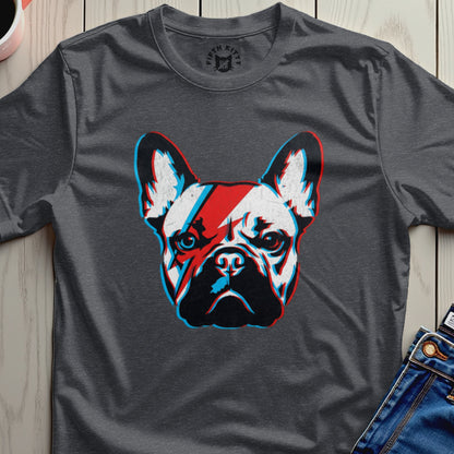 Vibrant Bulldog Graphic Design T-shirt for Pet Lovers