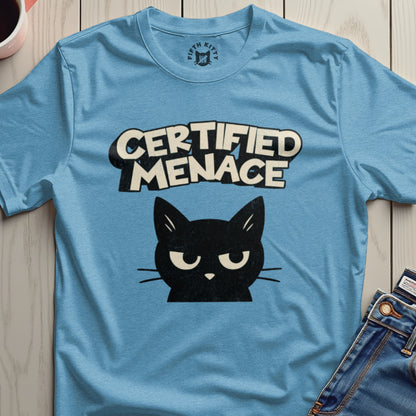 Certified Menace Black Cat Graphic Shirt