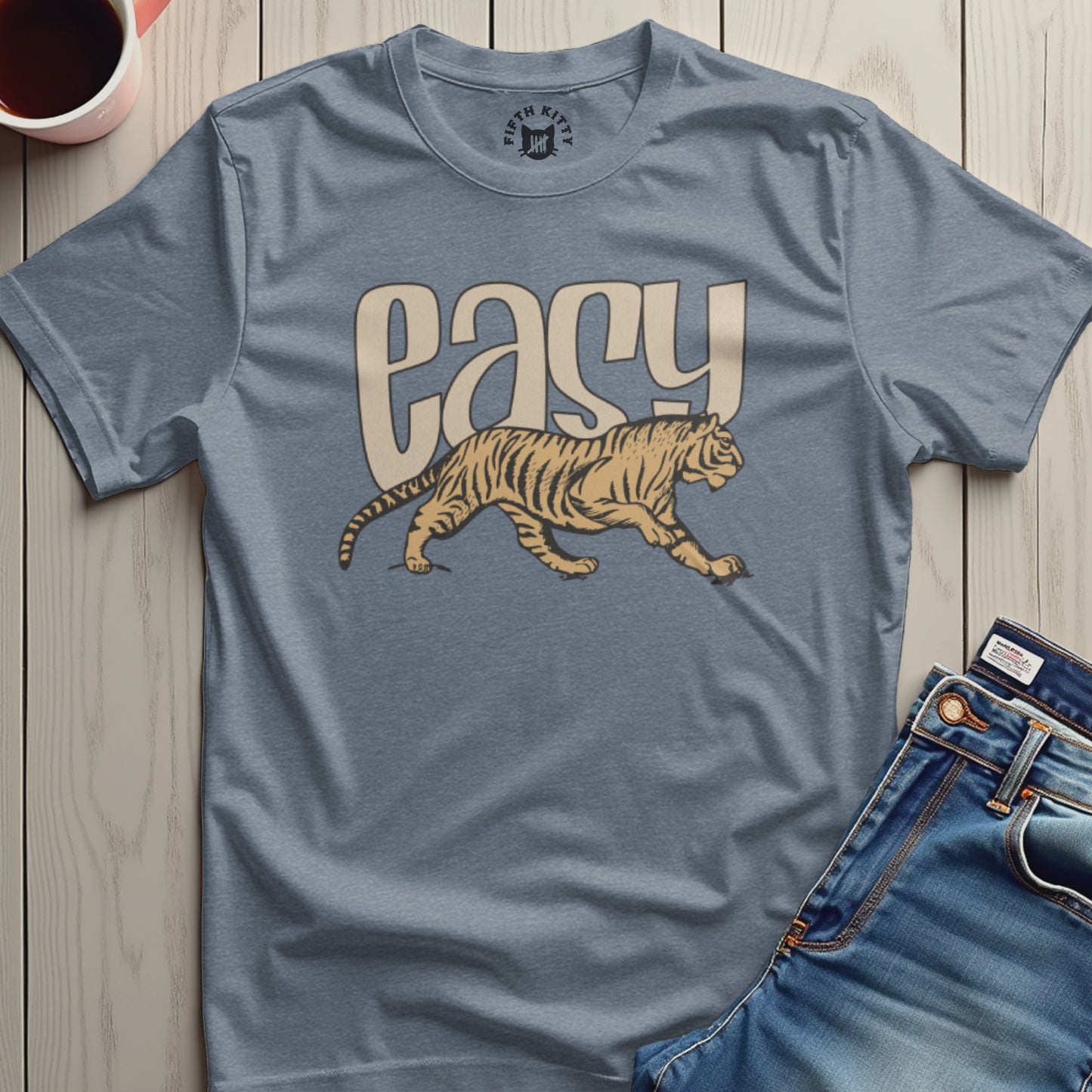 Easy Graphic Tiger Design Comfortable T-shirt product type