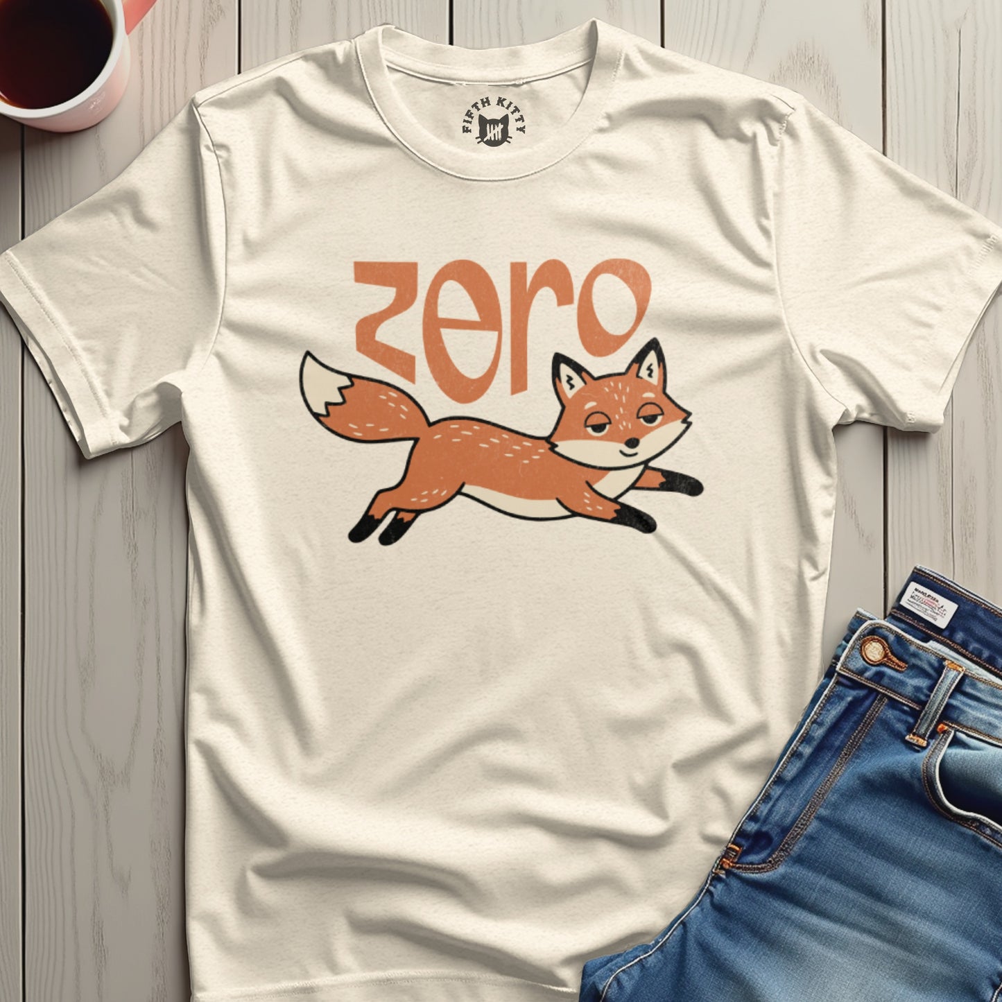 Cute Fox Graphic Zero Design T-shirt product type