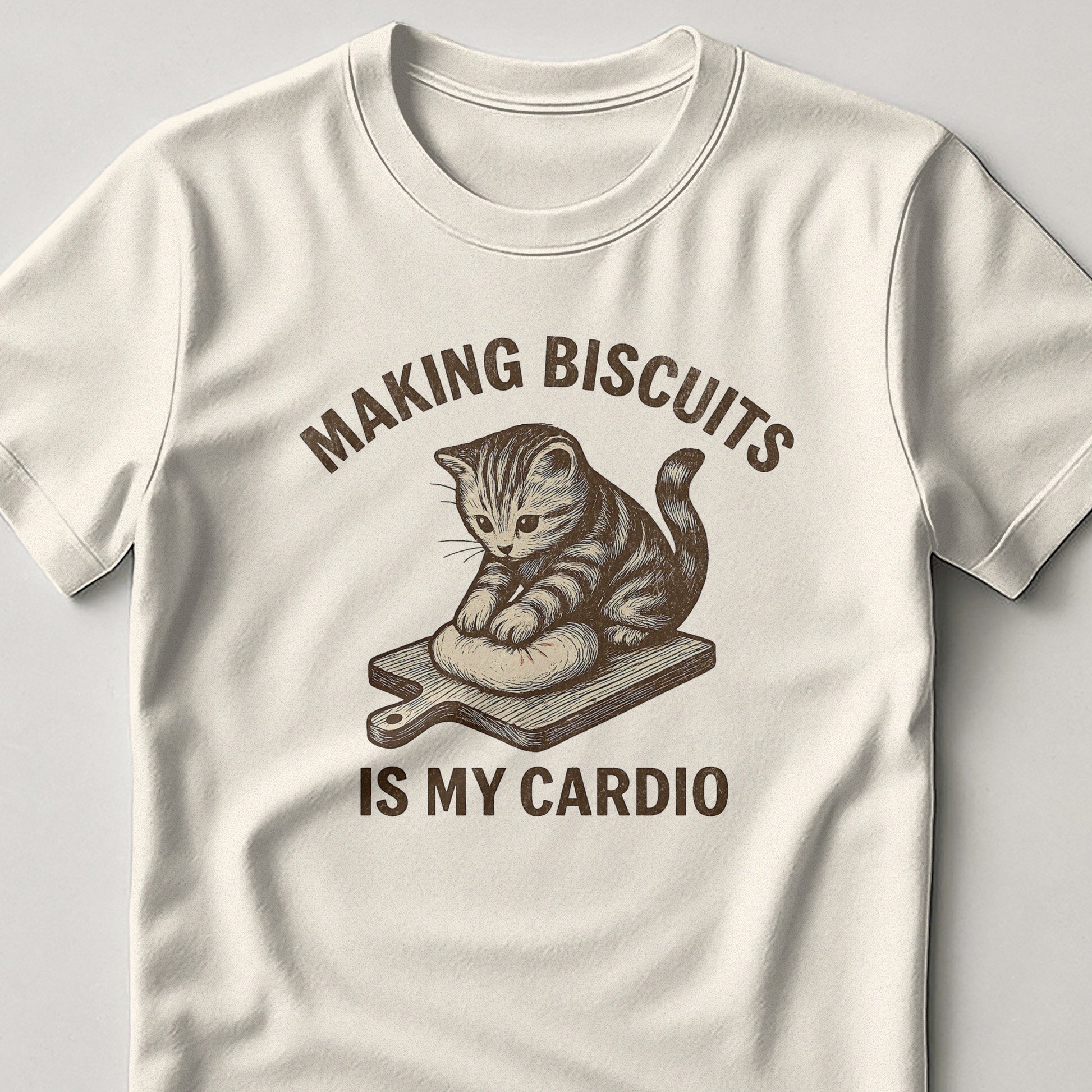 Making Biscuits Is My Cardio Funny Cat T-Shirt product