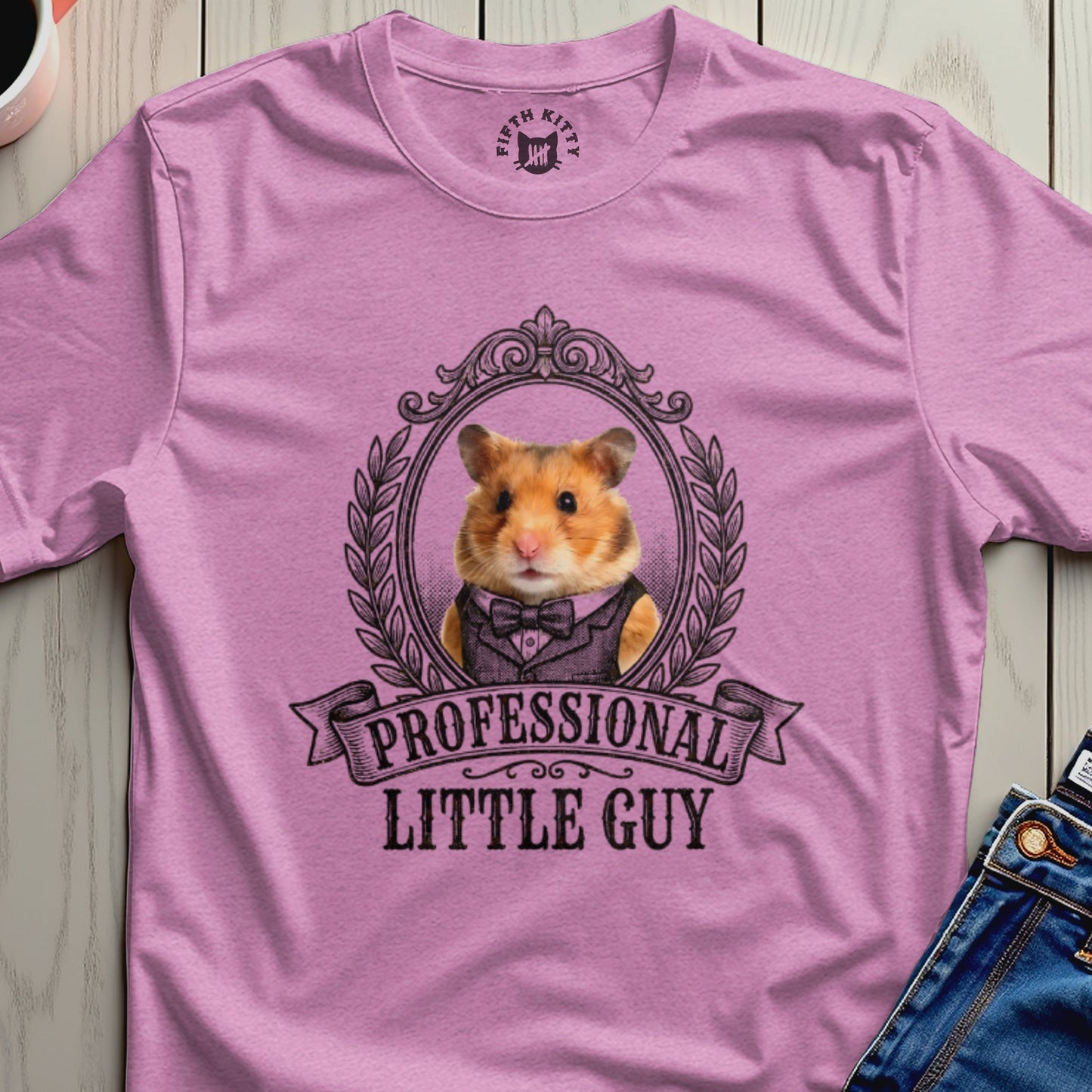 Professional Little Guy Graphic Tee for Pet Lovers