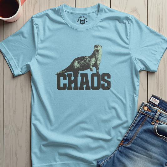 Chaos Otter Graphic Design Short Sleeve Shirt product