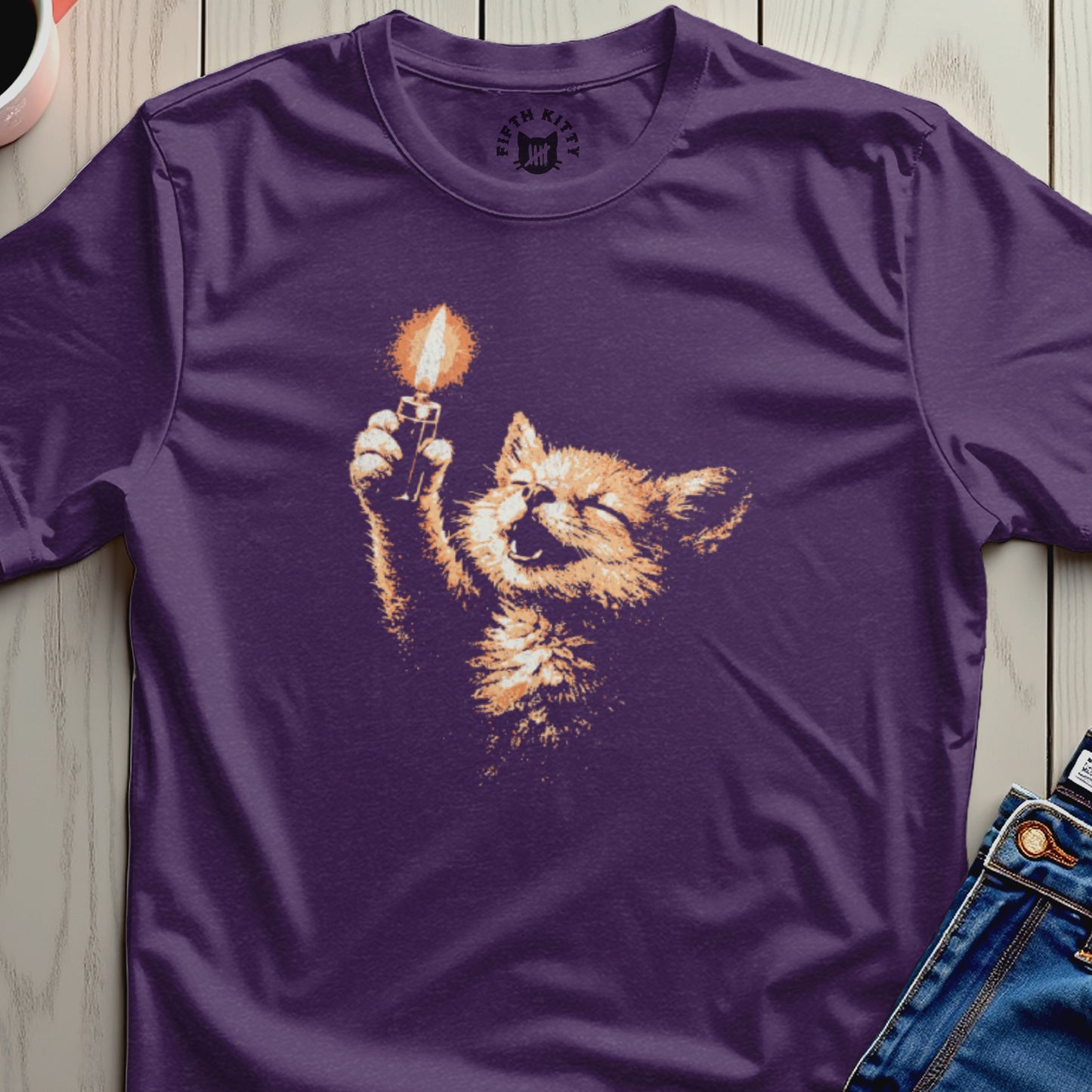 FIFTH KITTY Kitten Fire Match Purple Product Type