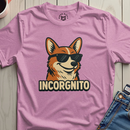 Incorgnito Funny Corgi Dog with Sunglasses Design