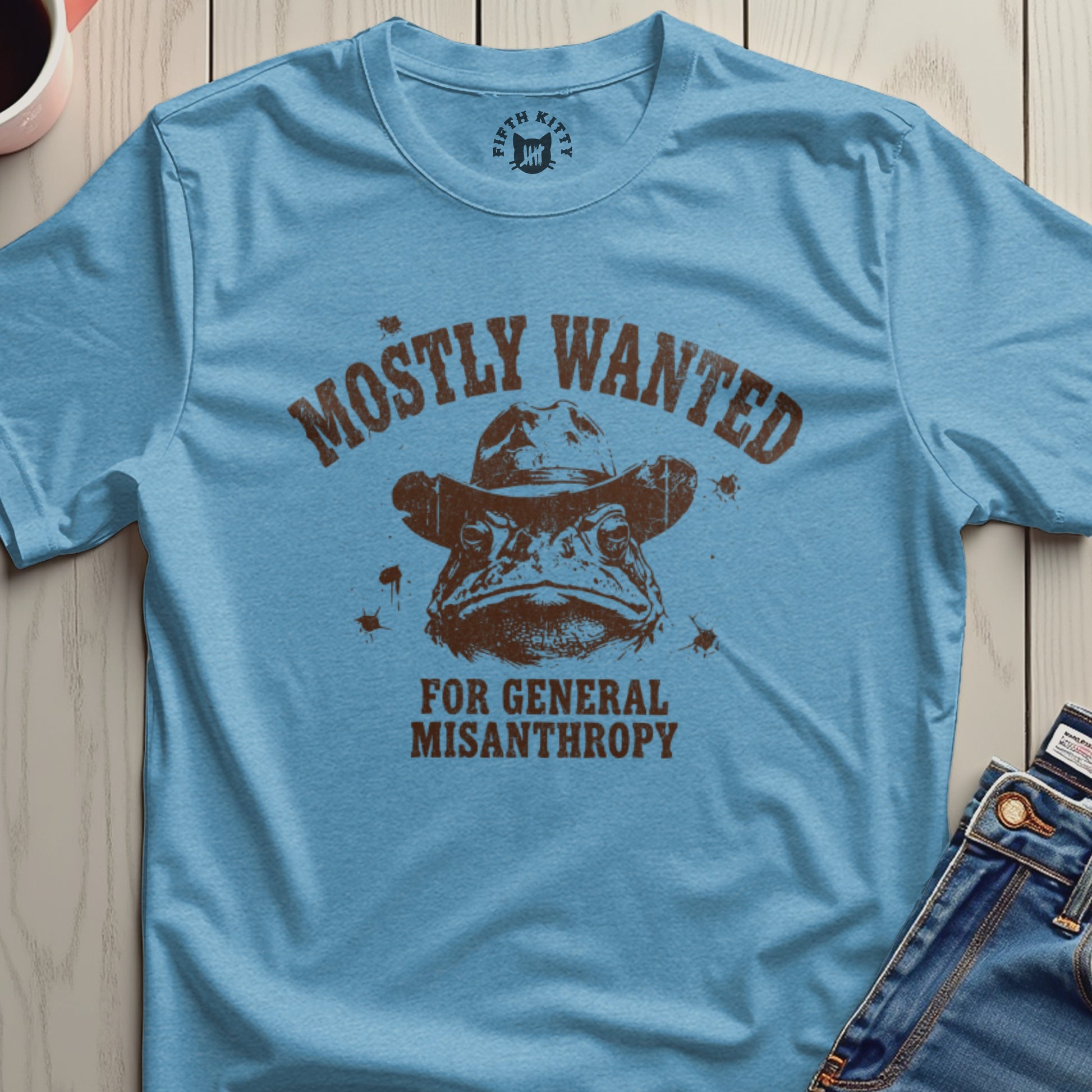 Mostly Wanted General Misanthropy Graphic T-Shirt