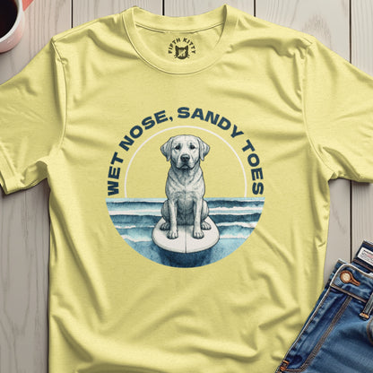Wet Nose Sandy Toes Graphic T-Shirt