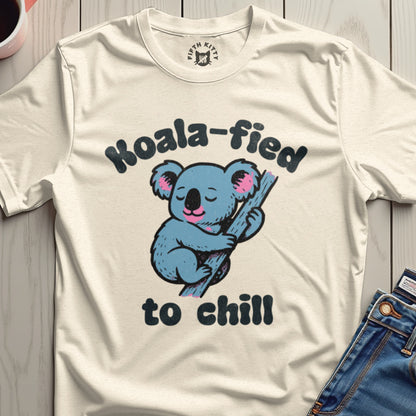 Koala-fied to Chill Graphic Tee for Casual Wear