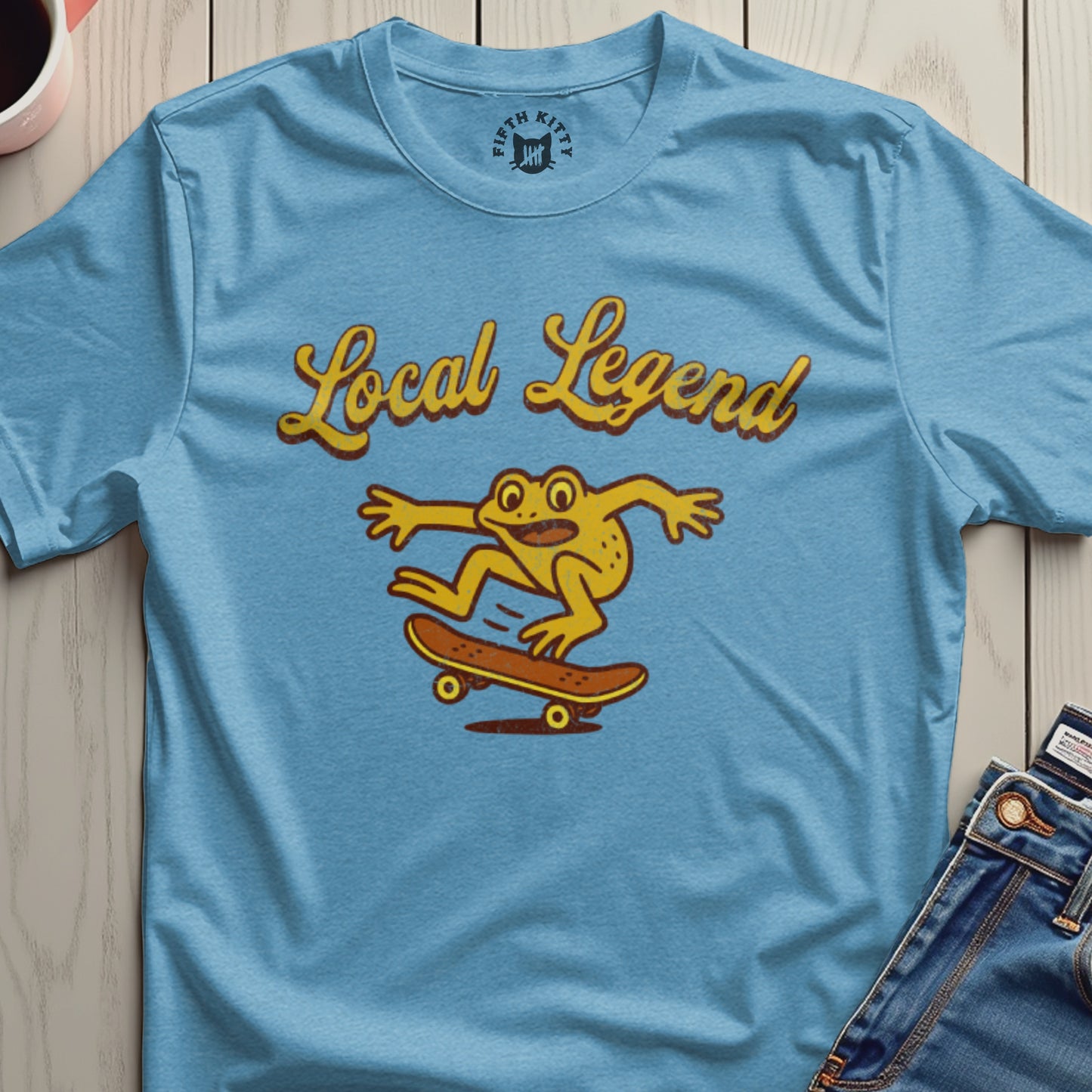 Local Legend Frog Skateboard Graphic T-Shirt