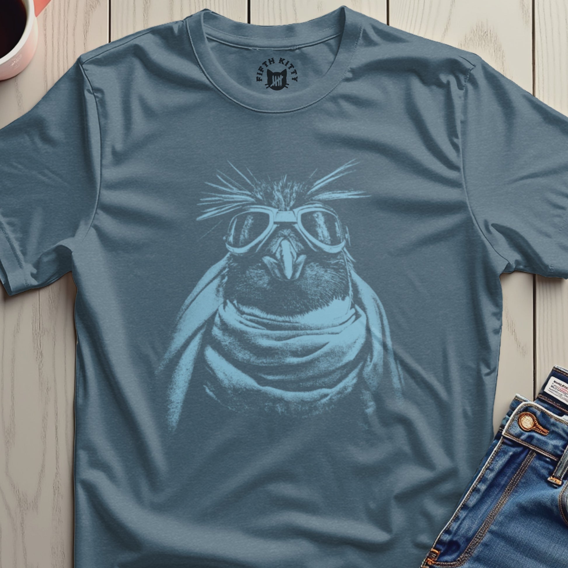 Cool Puffin with Sunglasses Graphic T-shirt