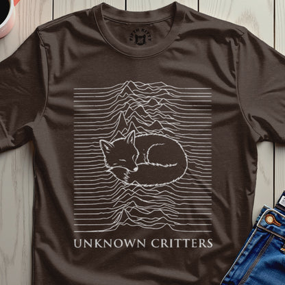 Unknown Critters Sleeping Fox Design Shirt