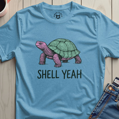 Shell Yeah Cute Turtle Graphic T-shirt