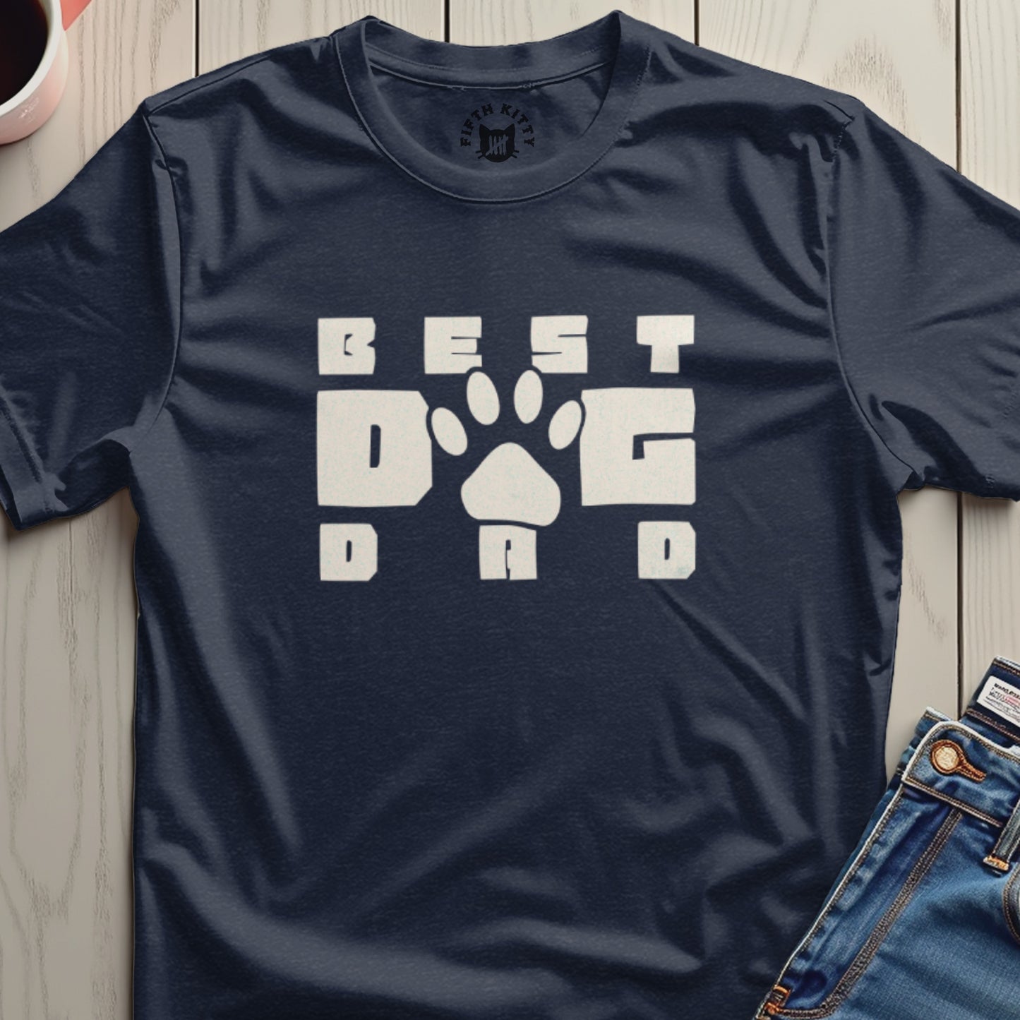Best Dog Dad Recognition Graphic Shirt