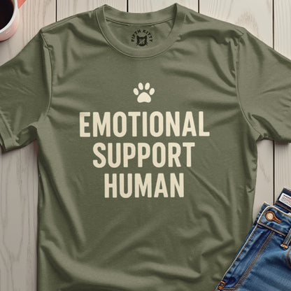Emotional Support Human Shirt Unisex Casual Tee