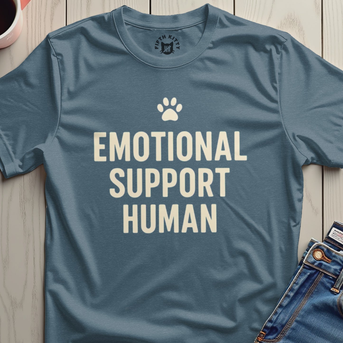Emotional Support Human Graphic T-Shirt