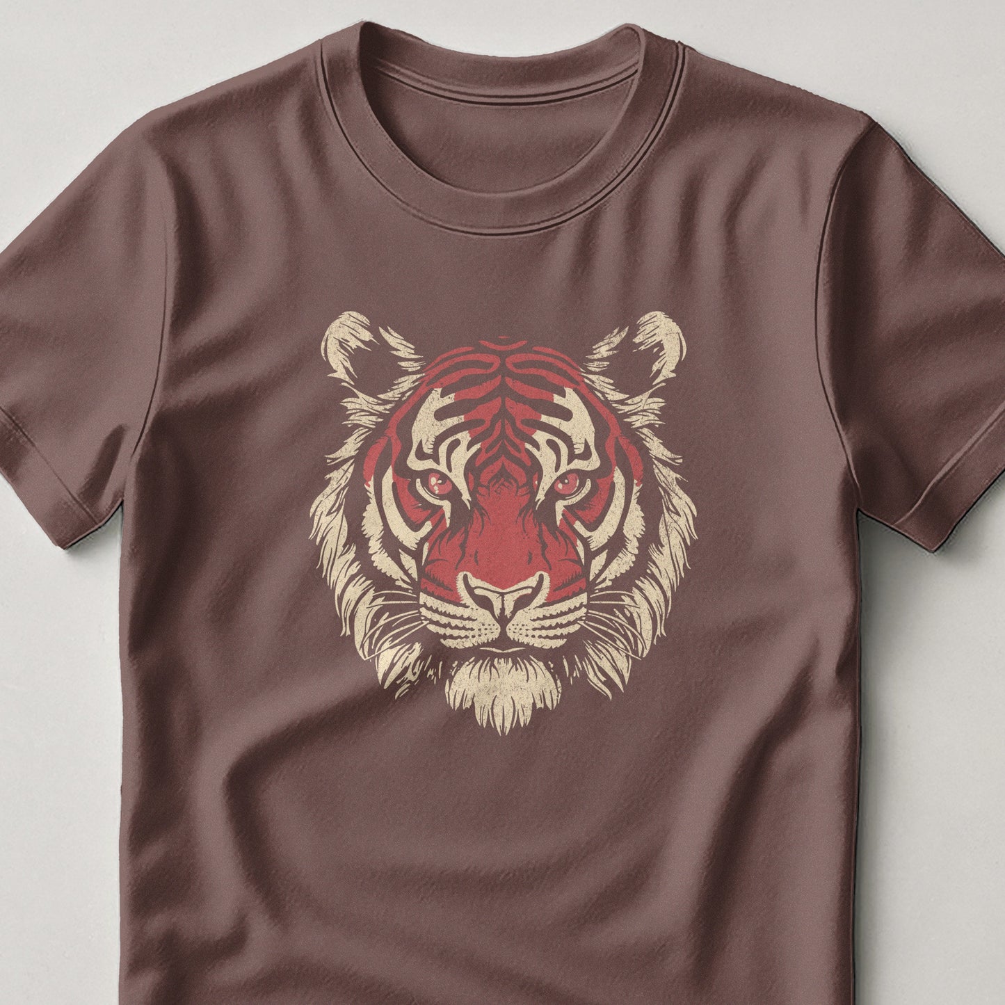 Fierce Tiger Design Custom Printed T-Shirt product