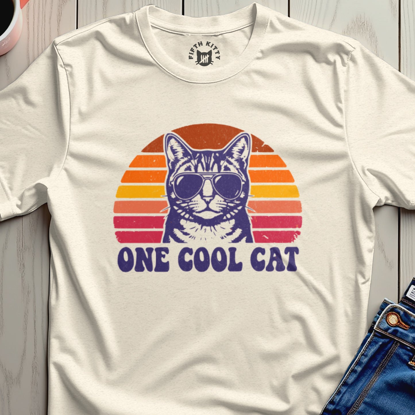Retro Cool Cat T-Shirt
