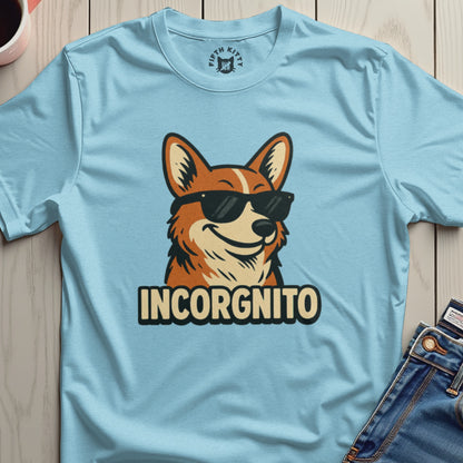 Funny Corgi Incognito Wearing Sunglasses T-shirt