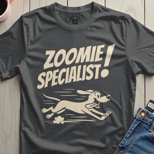 Zoomie Specialist Graphic Tee for Pet Lovers