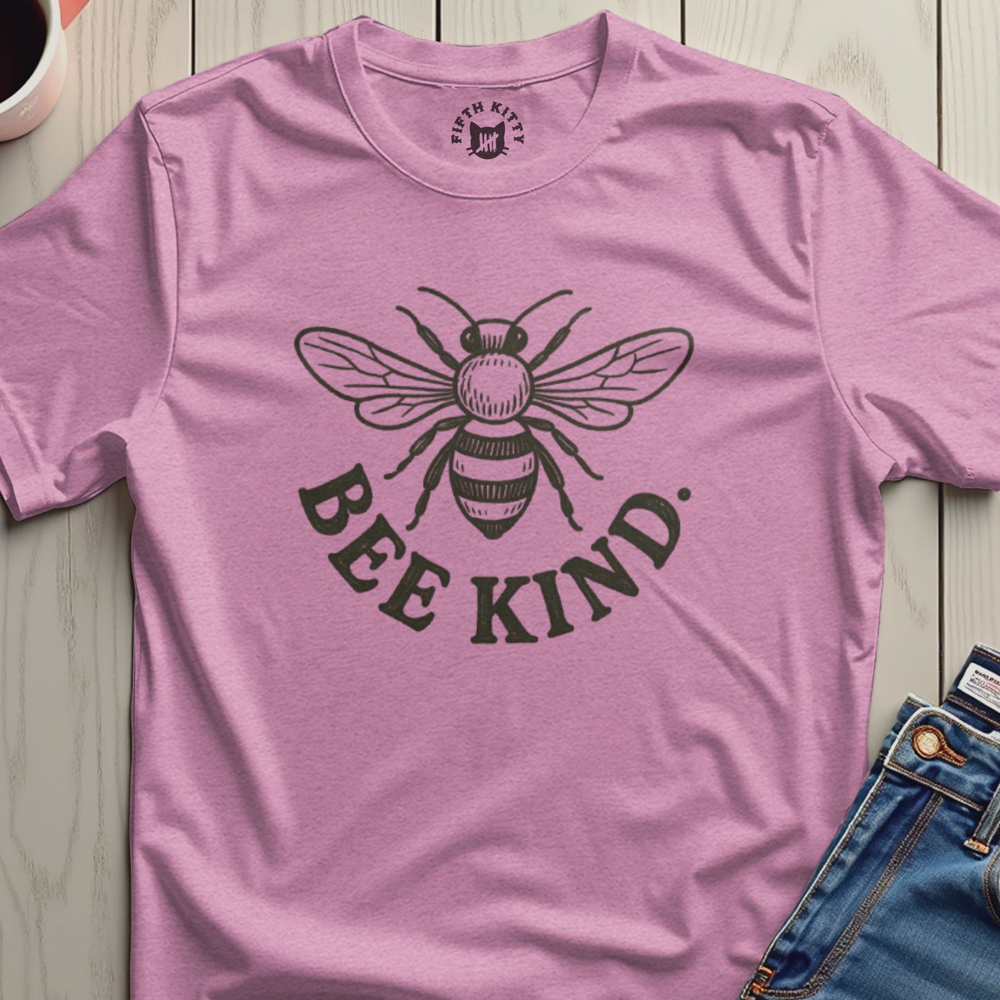Bee Kind Graphic Pink T-Shirt Product