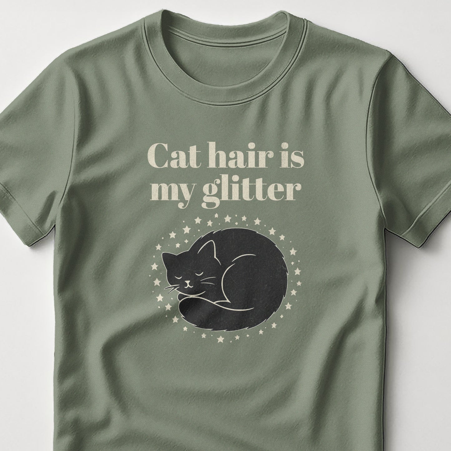 Cat Hair is My Glitter Graphic Design product type