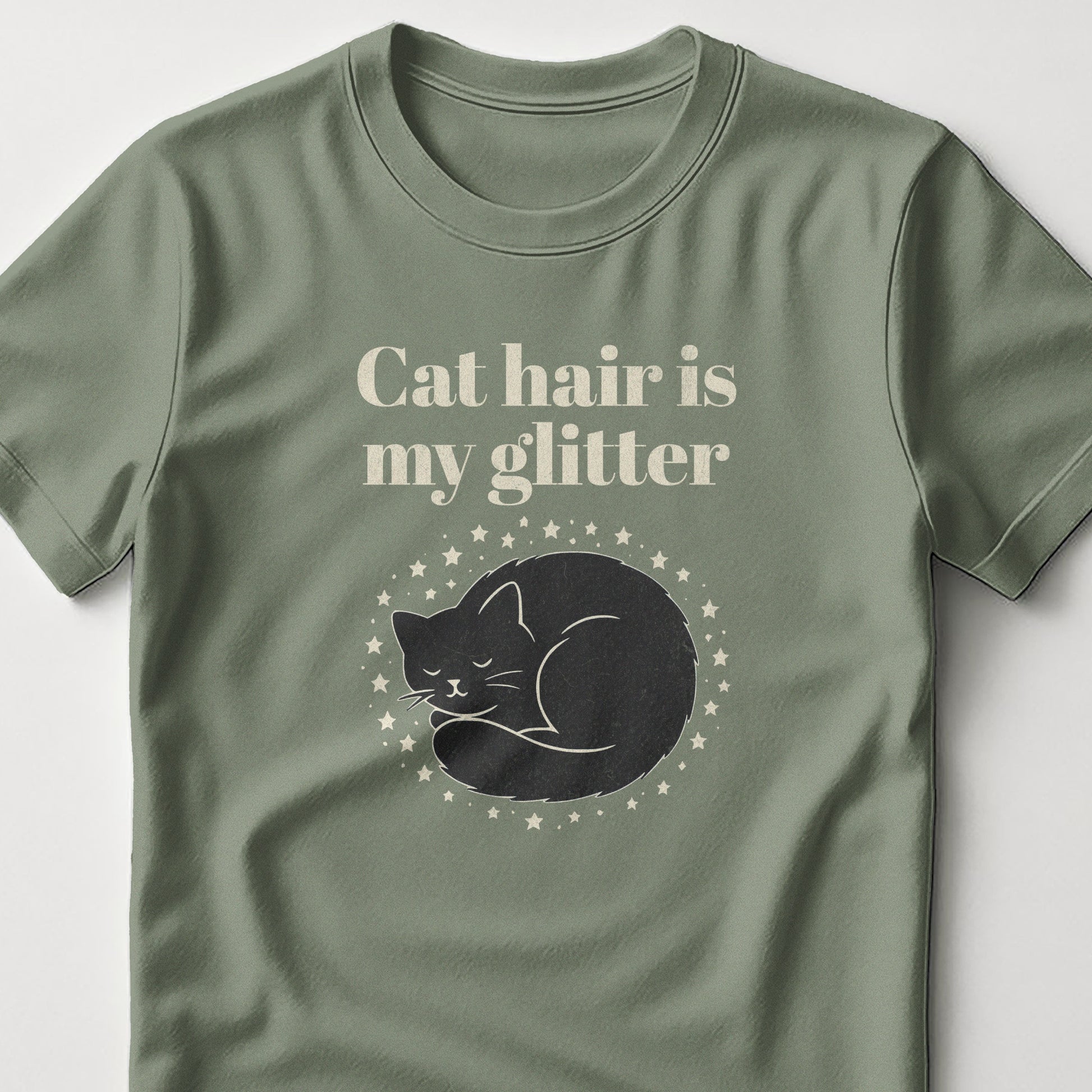 Cat Hair is My Glitter Graphic Design product type