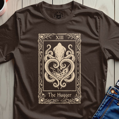 The Hugger Octopus Tarot Card Graphic T-Shirt