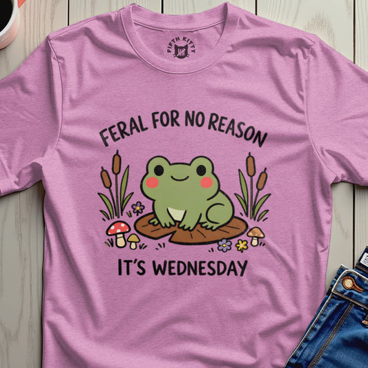 Feral For No Reason IT'S WEDNESDAY Frog Design product type