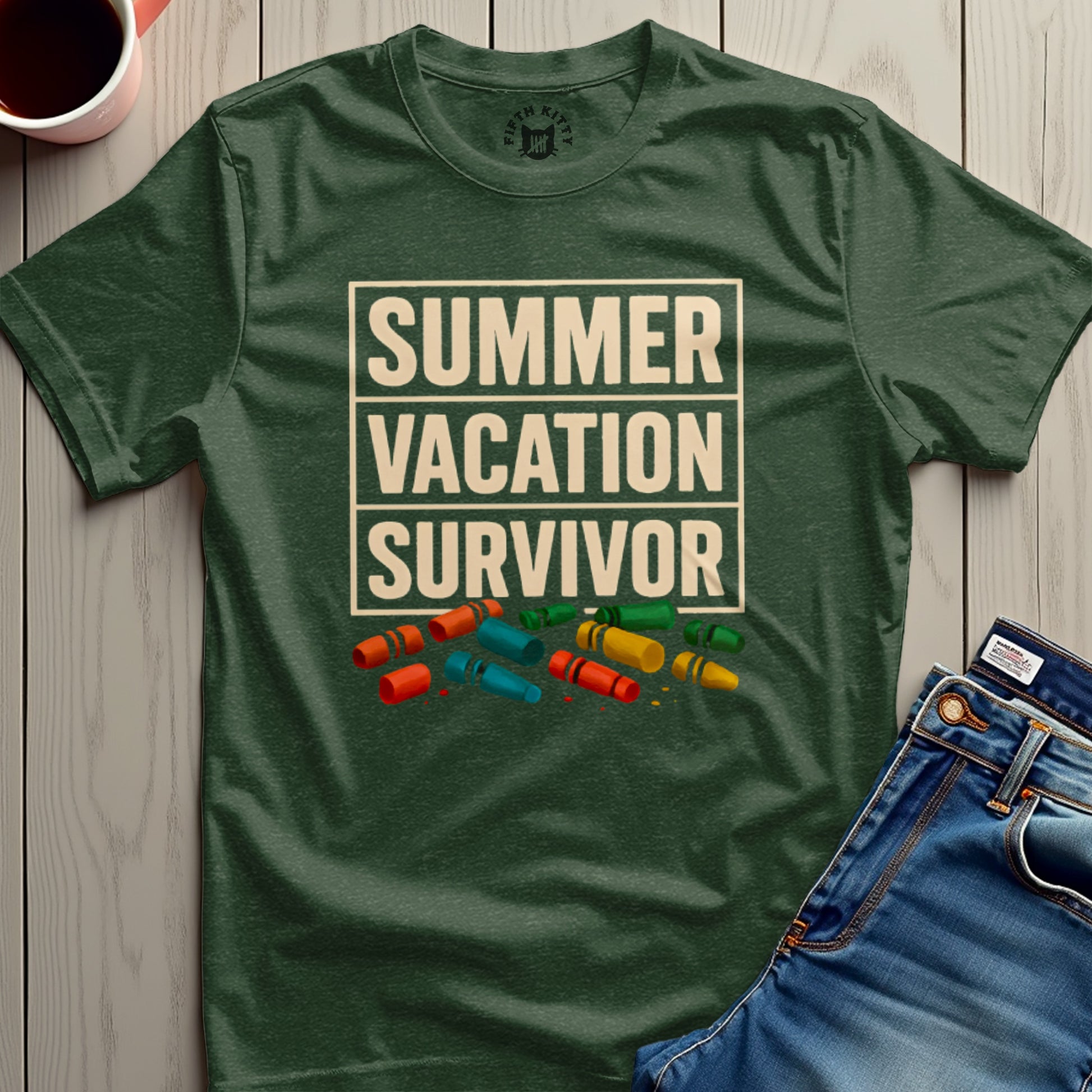 Summer Vacation Survivor Cool Casual Tee product
